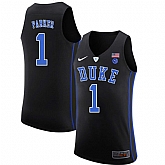 Duke Blue Devils 1 Jabari Parker Black Nike College Basketabll Jersey Dzhi,baseball caps,new era cap wholesale,wholesale hats